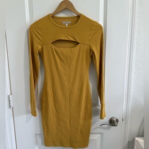 Yellow dress from express